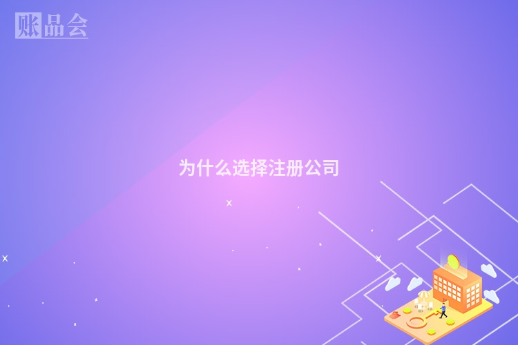 为什么选择注册公司